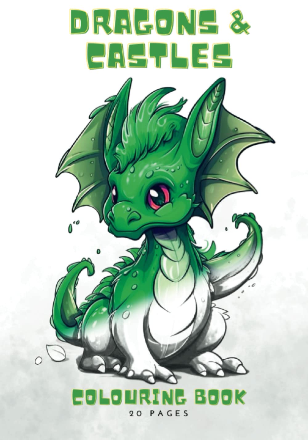 Dragons & Castles Colouring Book: 20 pages