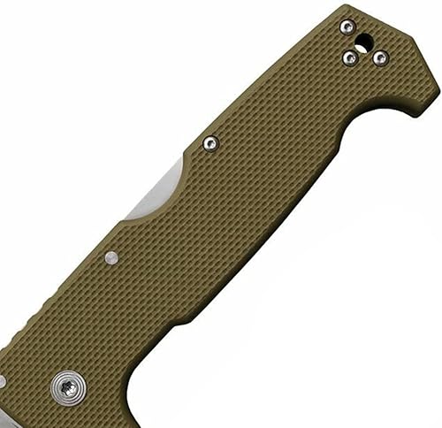 Miniatura 6 de Cold Steel SR1 S35VN Cuchillo plegable táctico de defensa personal con hoja G-10 de 4 pulgadas con mecanismo de bloqueo Tri-Ad y clip de