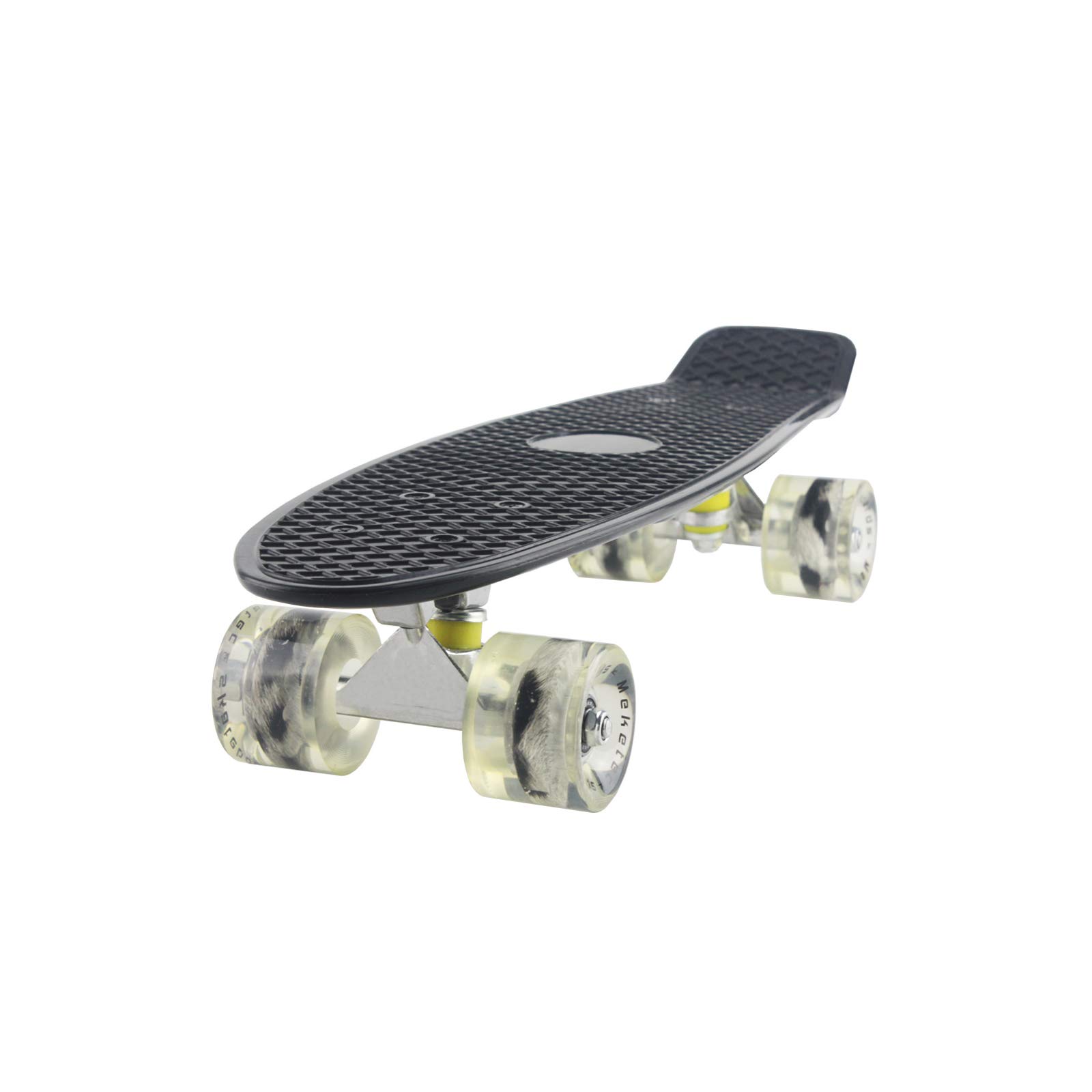 Retro Cruiser Board 22" plastique noir : fini les chutes de skate des débutants