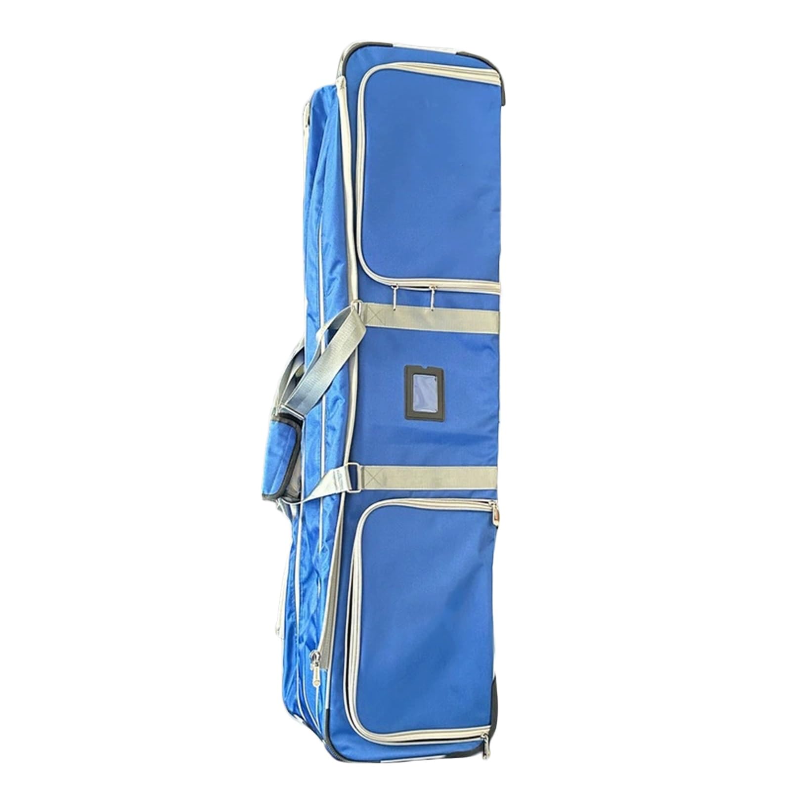 Bolsa de Esgrima con Ruedas, Bolsa de Almacenamiento de Esgrima de Tela Oxford 1680D con Compartimentos Incorporados, Equipo de Esgrima Impermeable para Espada, Sable y Florete(Blue)
