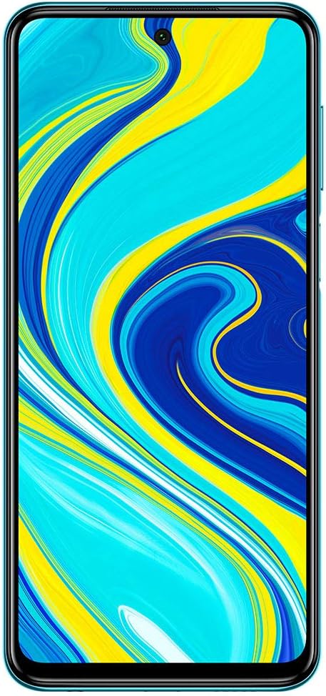 Xiaomi Redmi Note 9S (64GB,4GB) 6.67", 48MP Camera, 18W Fast Charge, 5020mAh Battery, Dual SIM GSM Unlocked 4G LTE (T-Mobile, AT&T, Metro, Cricket) International Model (Aurora Blue, SD + Case Bundle)
