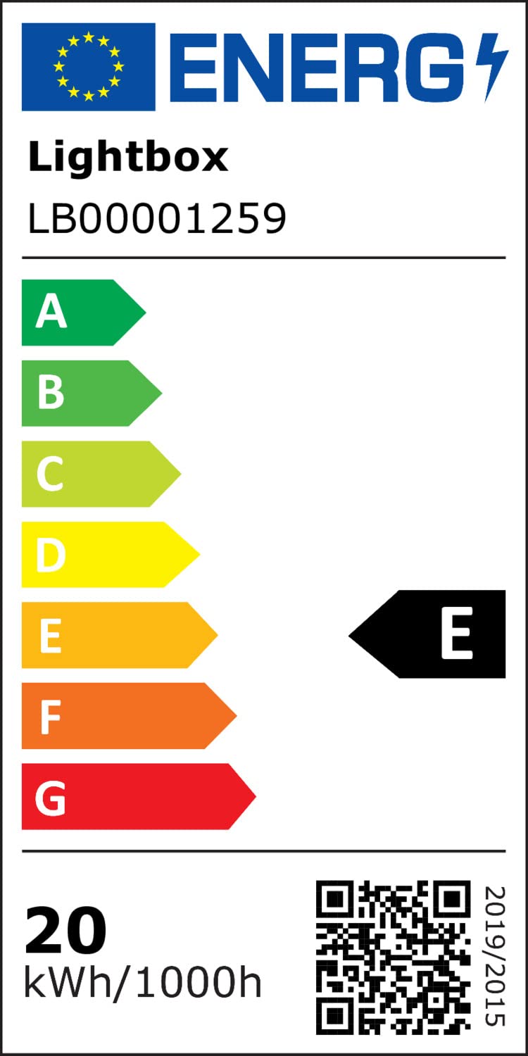 Lightbox Plafoniera a pannello LED plafoniera, luce bianca calda, 40 x 40 cm, 24 Watt, 2400 Lumen, 2700 Kelvin, metallo/plastica, bianco