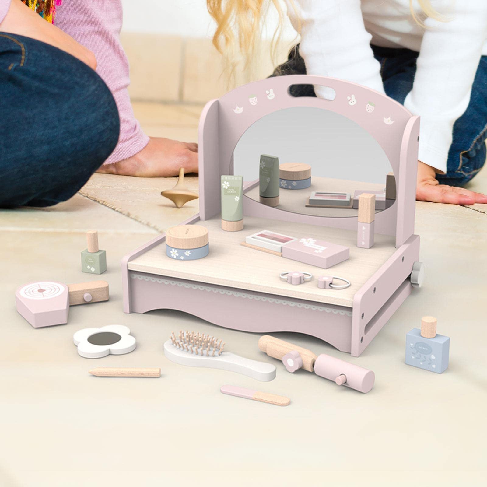 Tocador Infantil, Sala de Juegos con Simulador de Juego, Conjunto de Disfraces, Niños