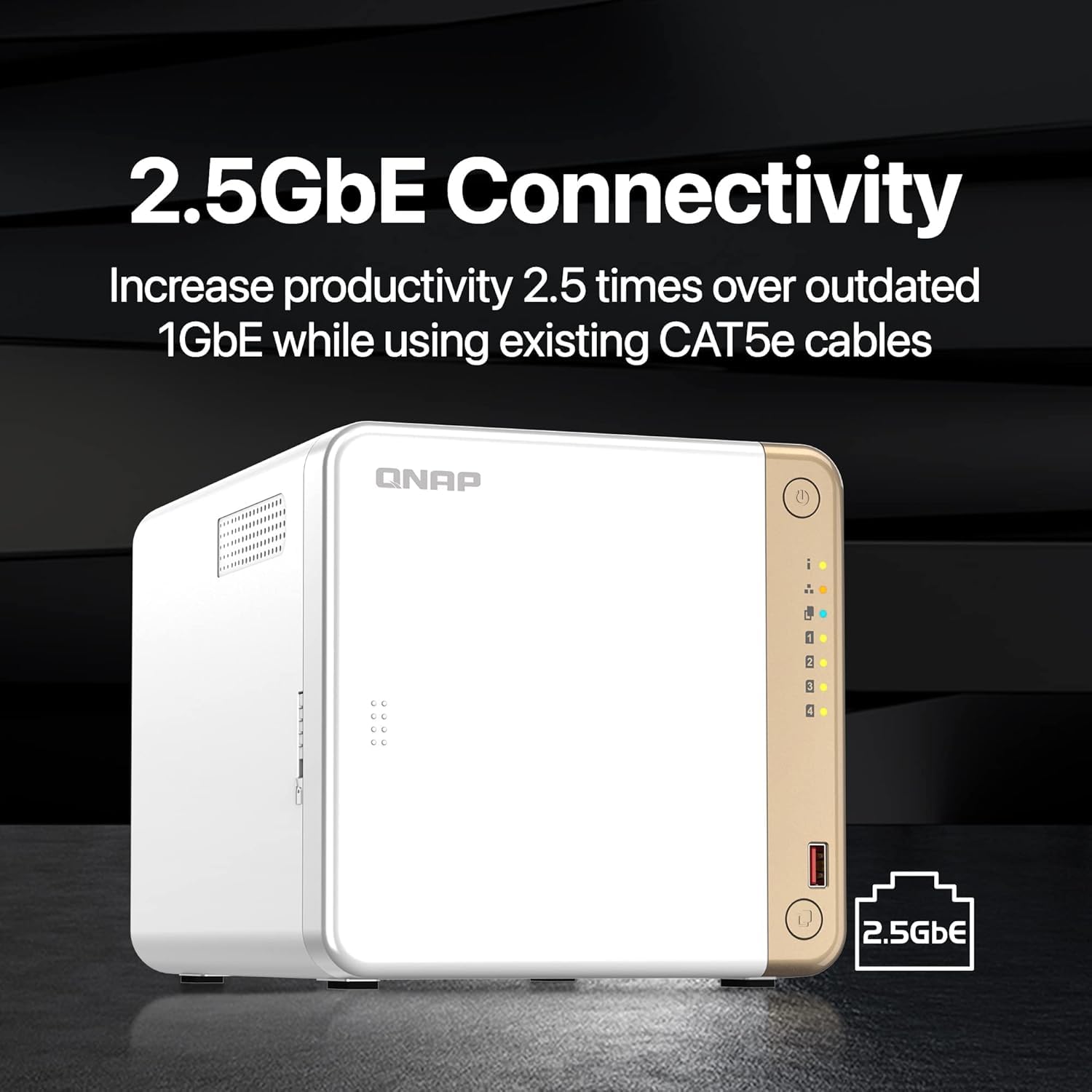 QNAP NAS 4ベイモデル QNAP] NASタワー型 4ベイ TS-421 ｜テックウインド株式会社