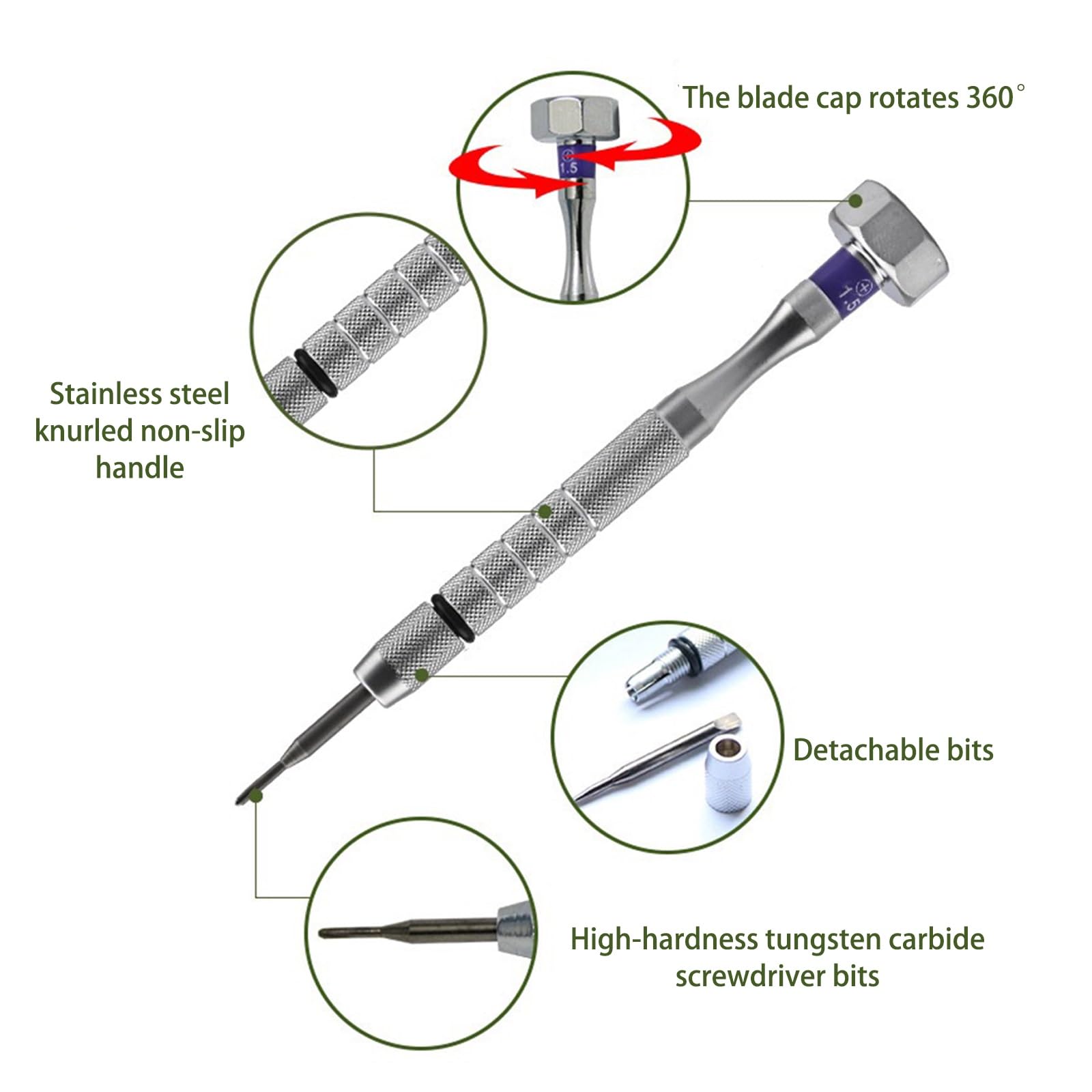 Kit Di Strumenti Professionali for La Riparazione Di Occhiali Ottici Con 4 Pinze E 6 Cacciaviti,Strumenti for Ottici In Acciaio Inossidabile for La Regolazione Degli Occhiali