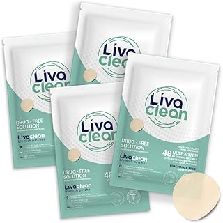 4 Pack (192 Count) LivaClean Hydrocolloid Patches, Spot Stickers Bulk, Hydrocolloid Patches for Face, Spot Patches for Face, Overnight Spot Patch for Face and Skin