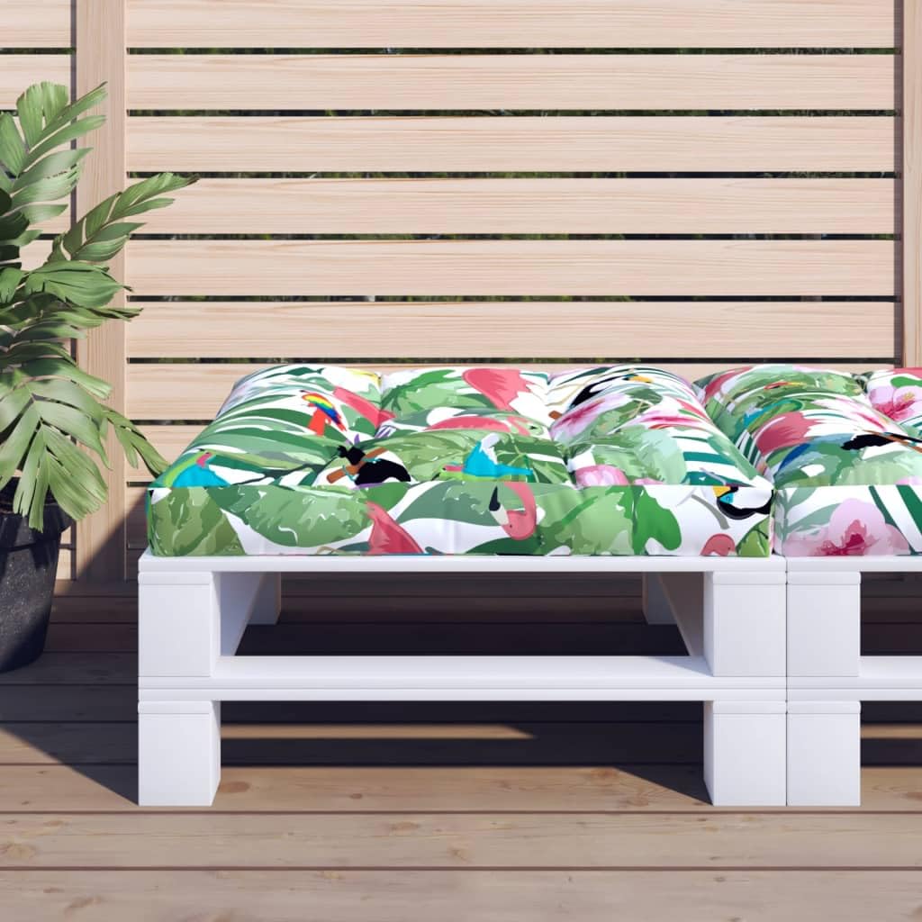 Mehrfarbiges Sitzpolster 80x80x12 cm für Gartenstuhl, Bankauflage, Outdoor-Sessel, Balkon, Terrasse, Wohnzimmer, Küchenstuhl, wetterfest, strapazierfähig, stilvoll