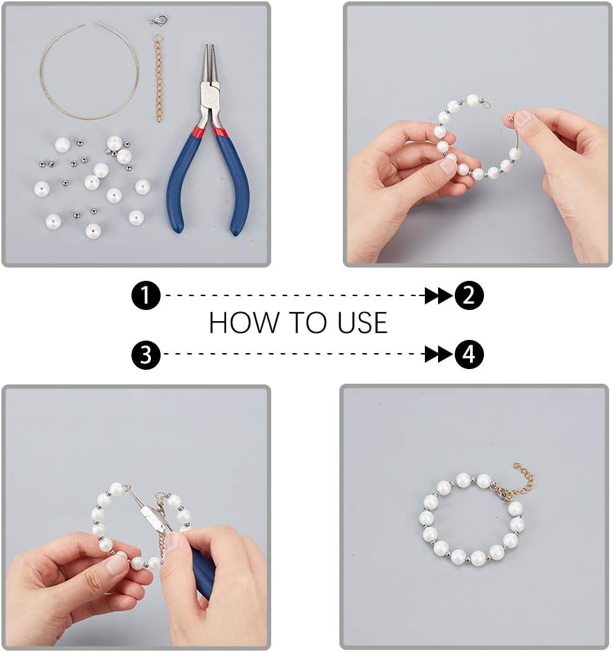 NBEADS 1000 PCS 4mm 304 Stainless Steel Beads Smooth Round Metal Spacer Beads Loose Beads 4mm Beads for Jewelry Making DIY Christmas Halloween Jewelry Gift - Image 8