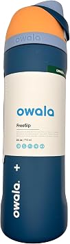 Owala x STARBUCKS Limited Edition Summer FreeSip Water Bottle - 710 ml/24 oz - Blue
