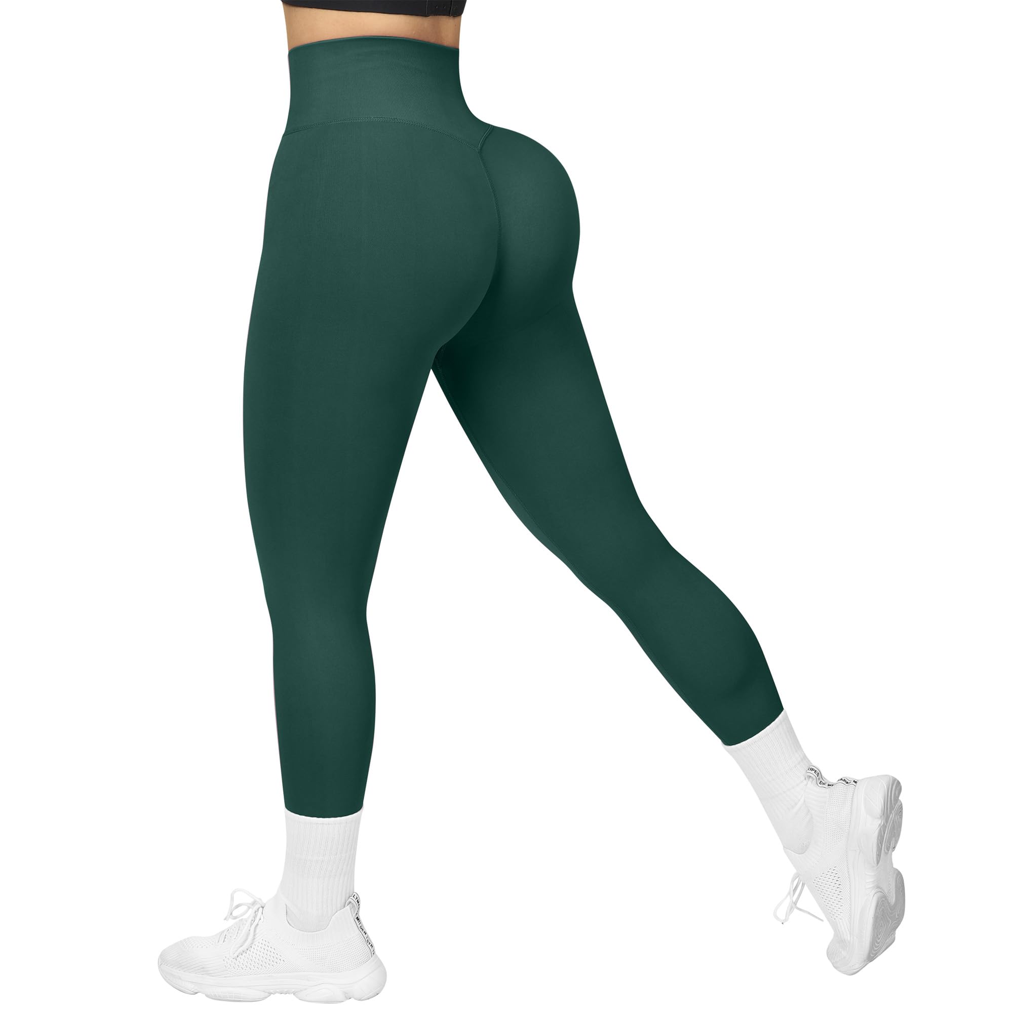 MOOSLOVER Seamless Butt Lifting Workout Leggings for Women High Waist Yoga Pants Compression Contour Tights