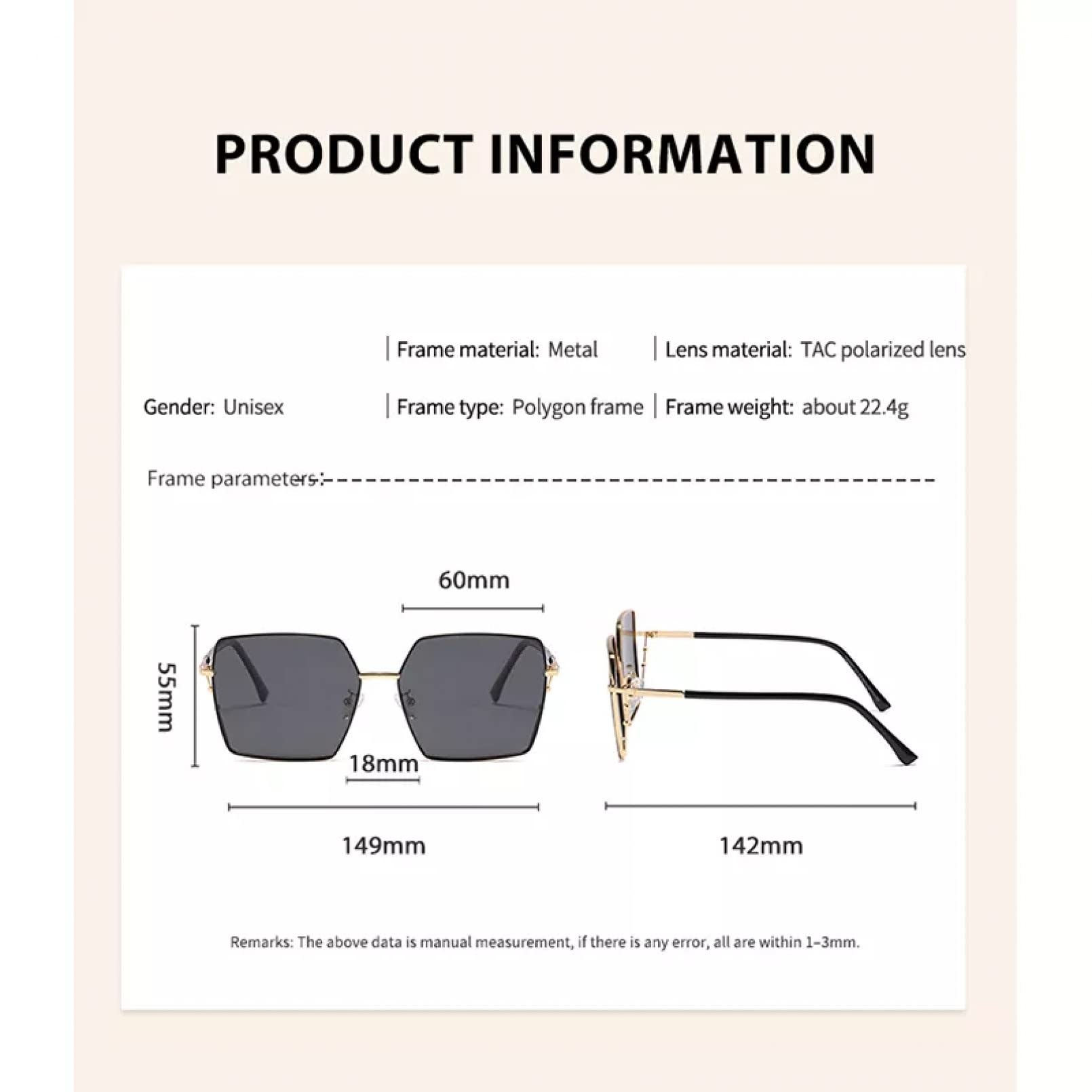 gafas de sol polarizadas gafas de sol Accesorios damas al aire libre Gafas de los hombres Polygon UV400
