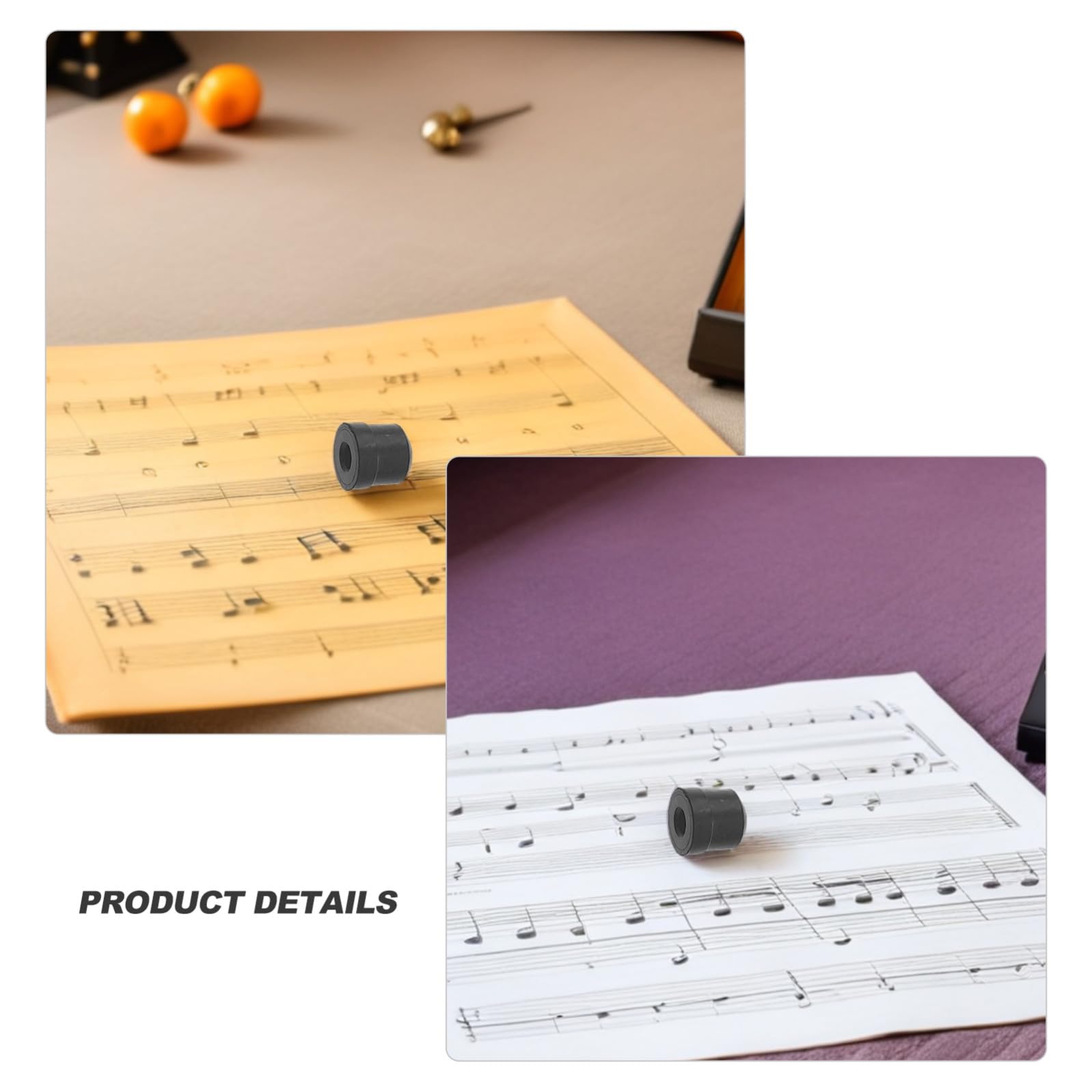 VICASKY 5 Pièces Trombone Rembourré Fournitures De Trompette Boutons De Trompette Couvercle D'Extrémité En Caoutchouc Coulissant De Trombone Accessoires De Couvercle D'Extrémité