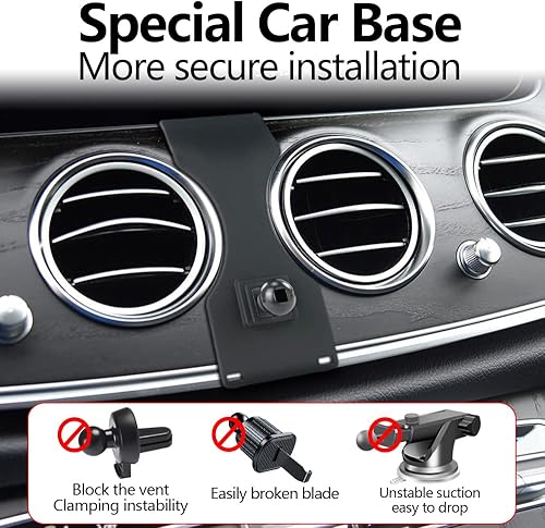 Miniatura 8 de Soporte para teléfono de coche para Mercedes Benz Clase E 2010 2011 2012 2013 E300 E350 E550 E63 AMG W212 Auto Accesorios Decoración Interior