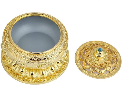 Miniatura 6 de Incienso, soporte para incienso, aleación de cobre de loto, reflujo de humo, esmalte de cerámica, soporte de cono de incensario, decoración del