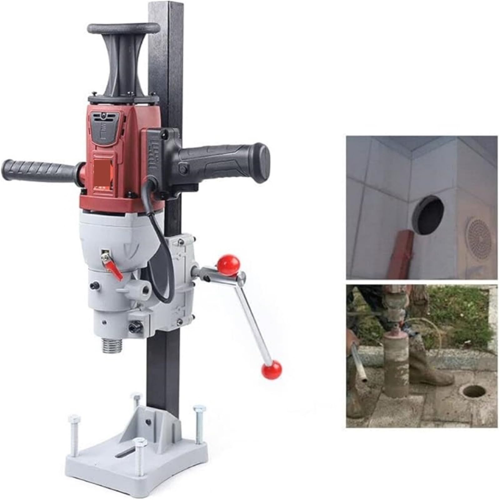 Macchina for carotaggio a diamante da 2200 W, macchina for a secco e a umido a doppio scopo Macchinari da officina