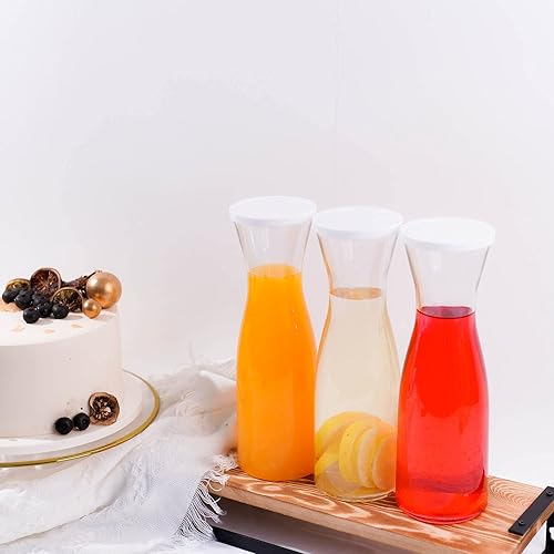 Miniatura 4 de Jarra de vino LOVE Drink, paquete de 3, elegante decantador de vino, cuello estrecho para un fácil agarre, boca ancha para verter clásico, ideal