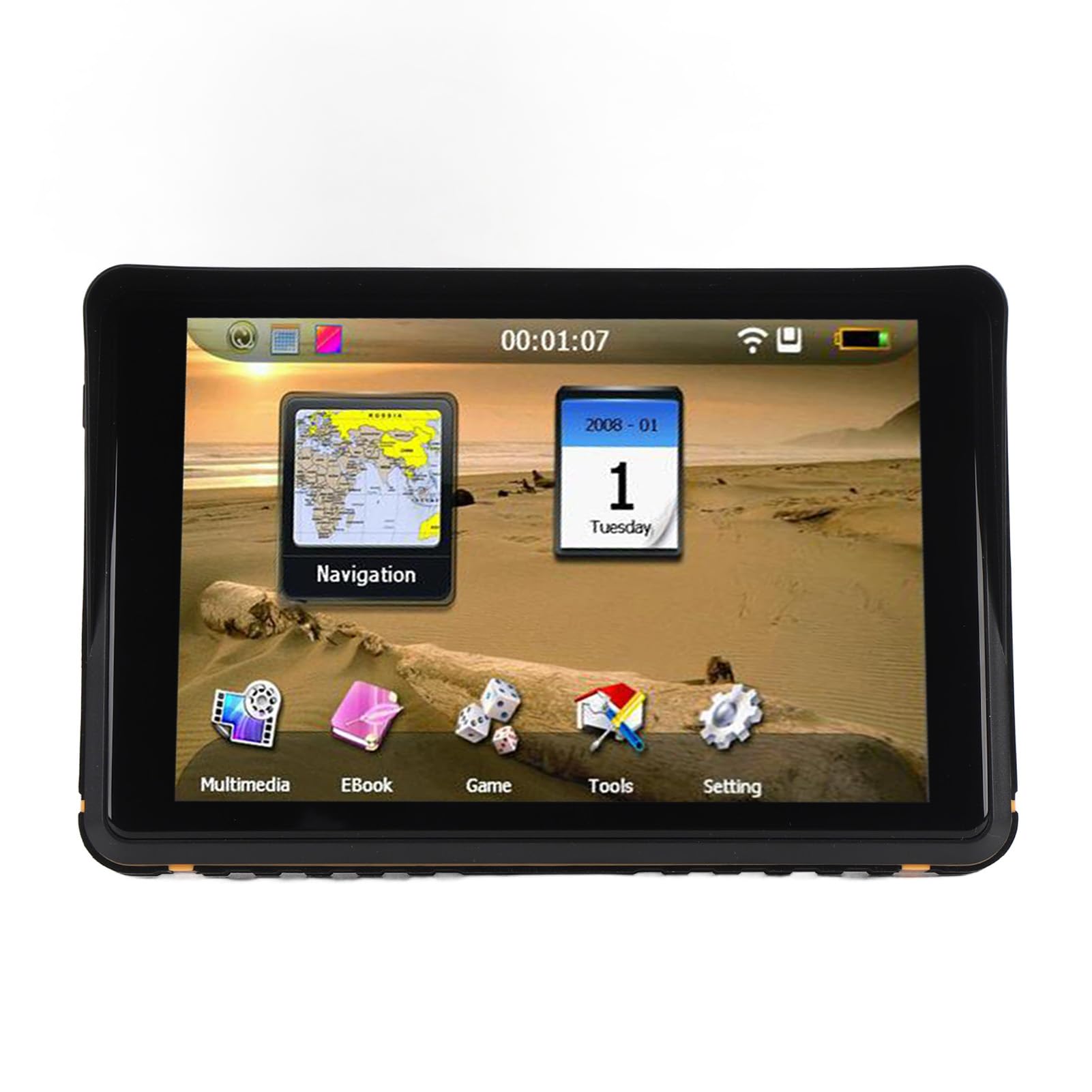 Motocykl GPS Navigator Planowanie Trasy 256 MB 16G 7 -calowy Ekran Dotykowy GPS Nawigacja