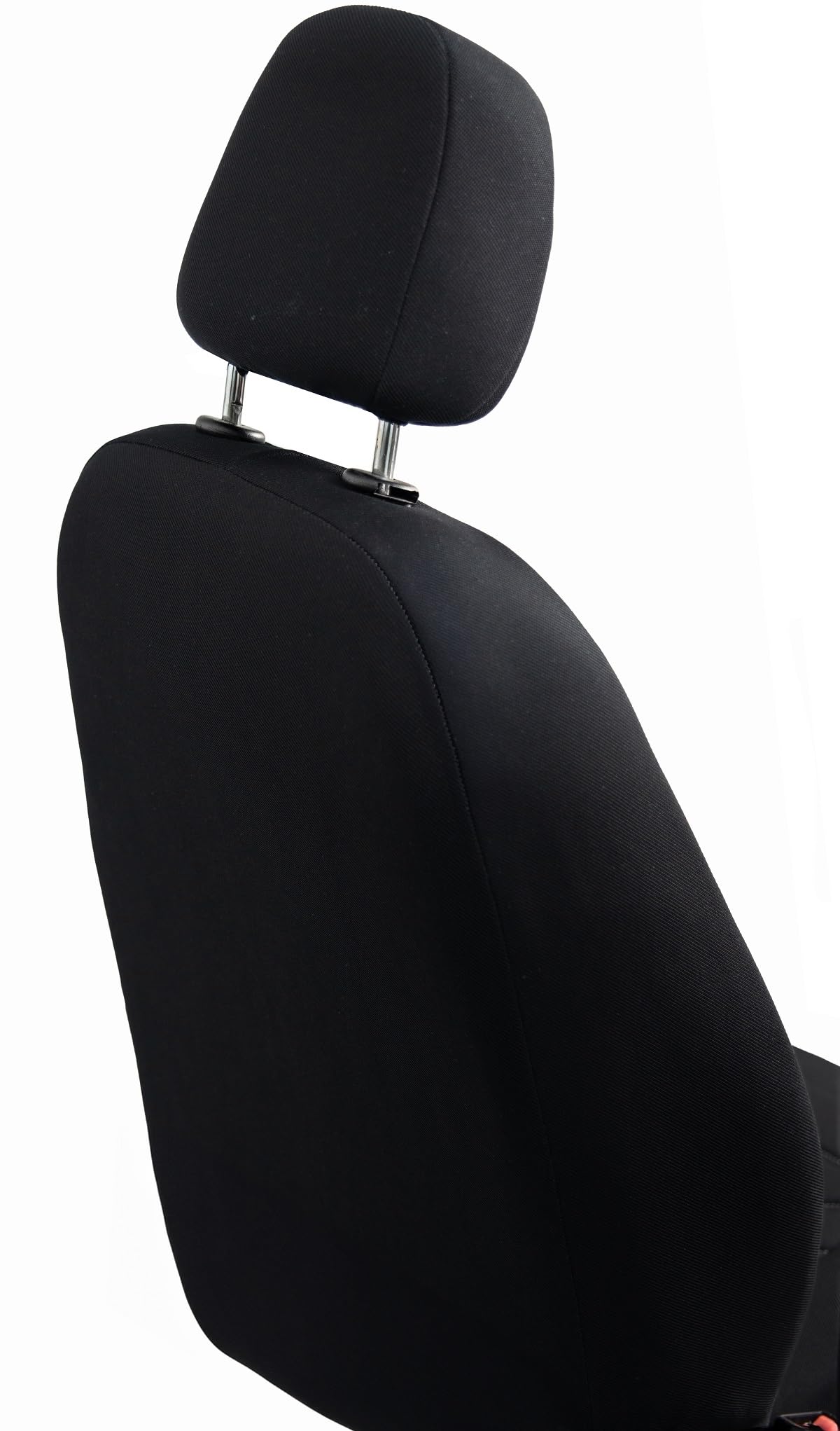 ERJOT Autobezüge Sitzbezüge Comfort Plus Schonbezüge Komplet Set Universal Schwarz (Rot)