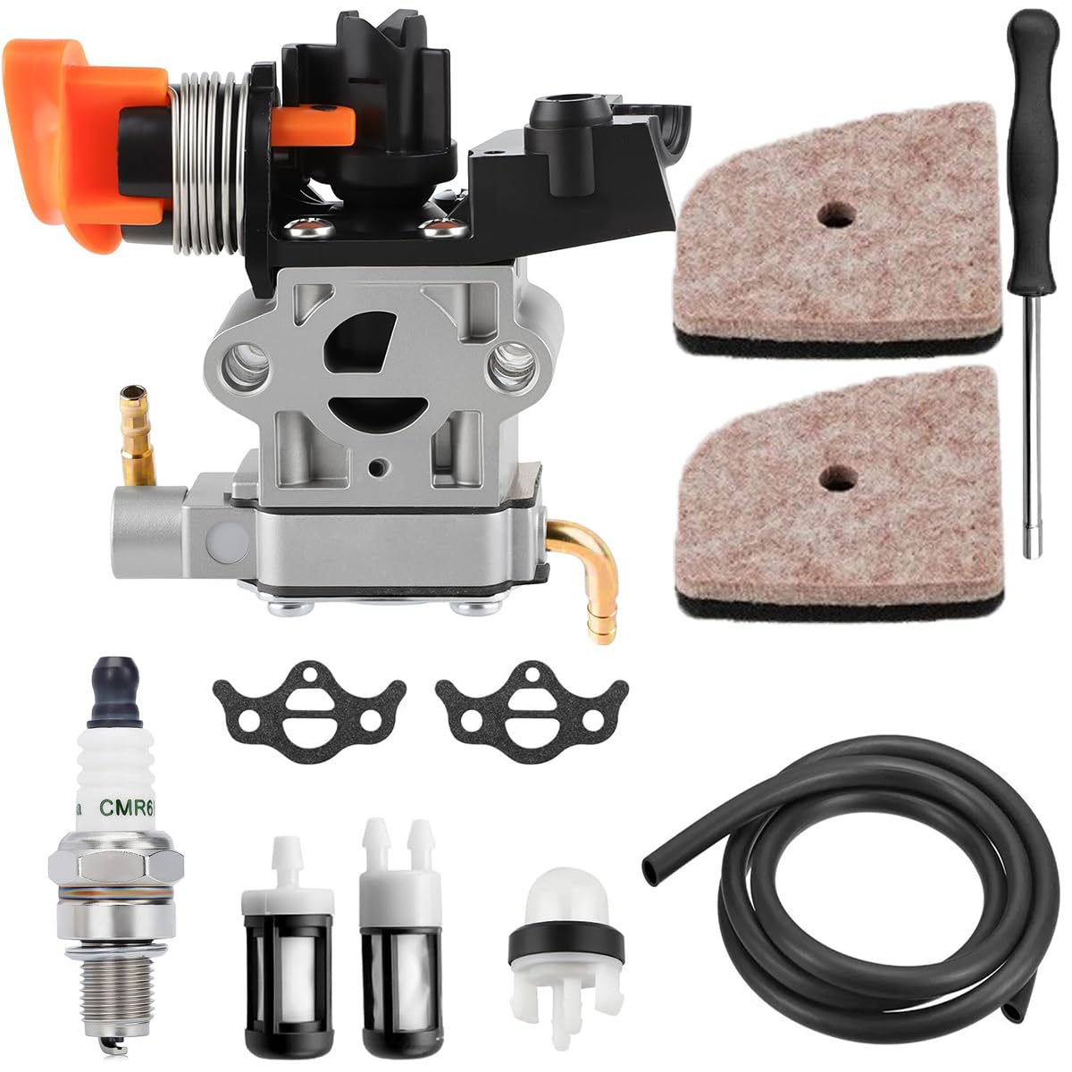 ZAMDOE 4149 120 0600 Carburetor Kit for Stihl FS94C-E FS94RC-E HL92C-E HL92KC-E HL94C-E Trimmer Brushcutter Hedge Trimmer KM94RC-E Engine 2-Mix Carburettor RC2-S243E RC20243 with Air Filter Kit Carb