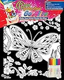 New Generation GO Alive -BUTTERFLY - 11x15 inch Velvet Posters Color and watch A Magical Animated Show on YOUR Creativity, Scan the poster with your smartphone or tablet to open another 4D dimension
