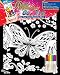 New Generation GO Alive -BUTTERFLY - 11x15 inch Velvet Posters Color and watch A Magical Animated Show on YOUR Creativity, Scan the poster with your smartphone or tablet to open another 4D dimension