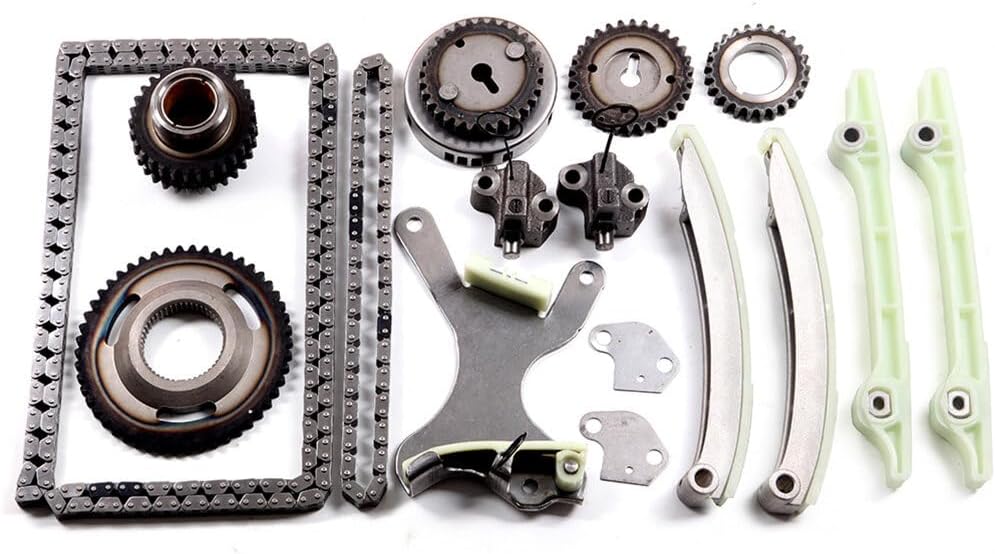 Head Gasket Set Timing Chain Kit w/Bolts Fit for Chrysler Aspen 4.7L,for Dodge Dakota 4.7L,for Jeep Commander 4.7L,for Mitsubishi Raider 4.7L OE Replacement HS26157PT-1,HS54237A