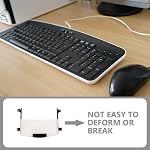 Tiroir coulissant en plastique de plateau de bureau avec des angles ergonomiques et des performances silencieuses