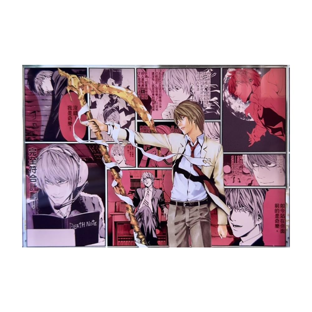 Xinnice Anime Light Yagami/L akrylowy kryształ blok kostkowy Amane/Ryuuku Merch akryl stojący model Light Yagami ornament na biurko dekoracja prezent