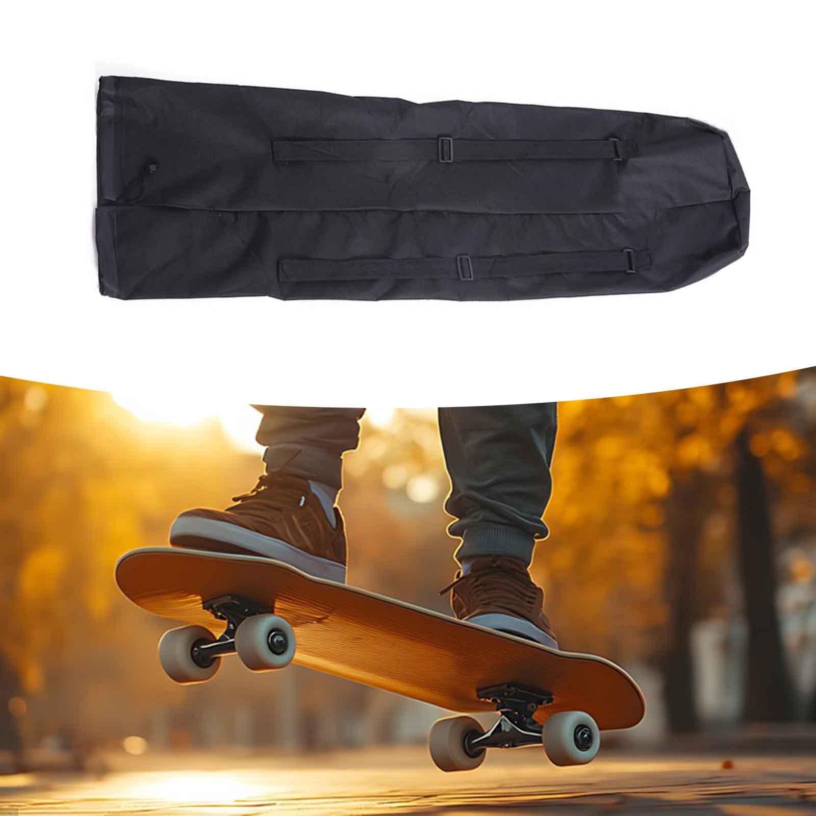 Sac à Dos de Skateboard, Sac de Transport pour Longboard, Sac à Dos Oxford à Cordon de Serrage pour Cruiser, Surf, Skate, Accessoire