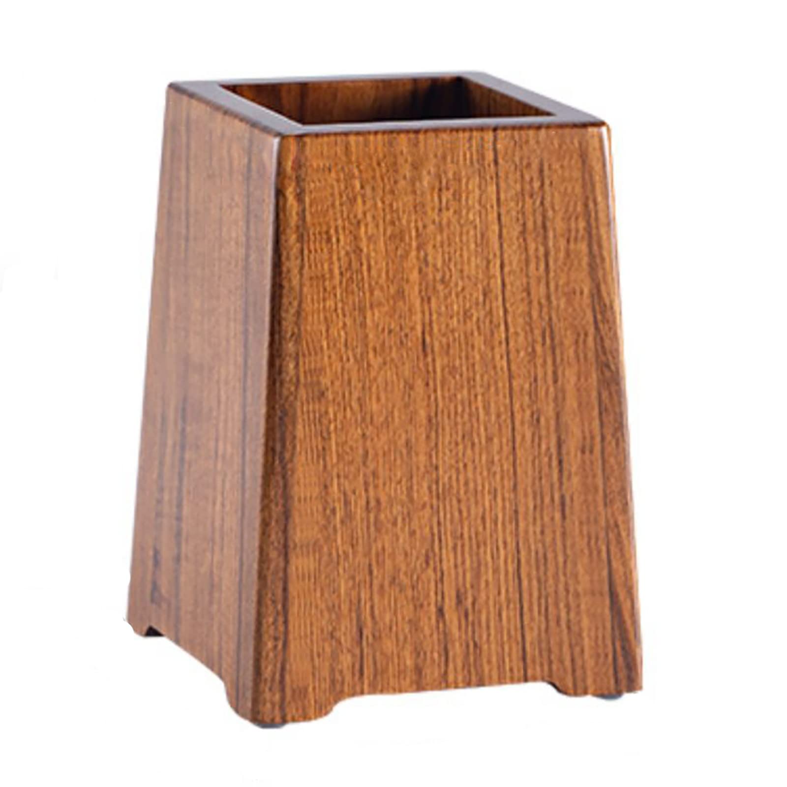 DUMRALBQE Wooden Pencil Pot Wooden Pen Holder Office Minimalist Bucket Ornament Desk Organizer for Home Office(Natural)