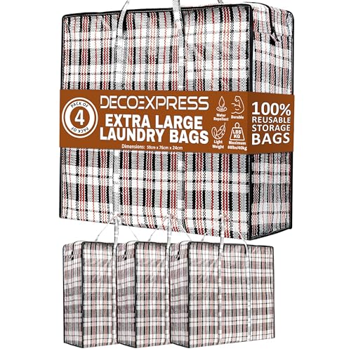DECO EXPRESS Sac De Rangement Vetement Lot De 4, Grand...