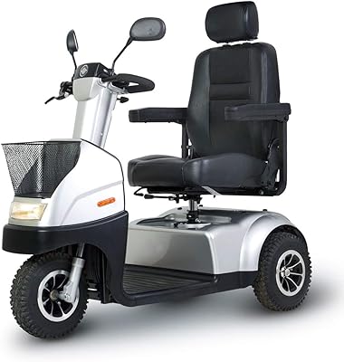 Afikim Afiscooter C 3-Wheel Mobility Scooter (Silver)