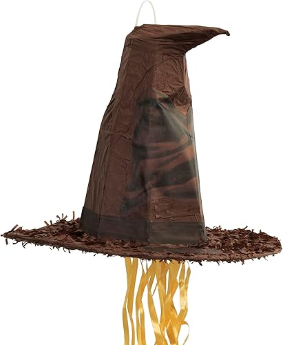 Unique Harry Potter - Pinata de hilo para sombrero  18 x 14 pulgadas  1 unidad, 18.5 pulgadas, multicolor