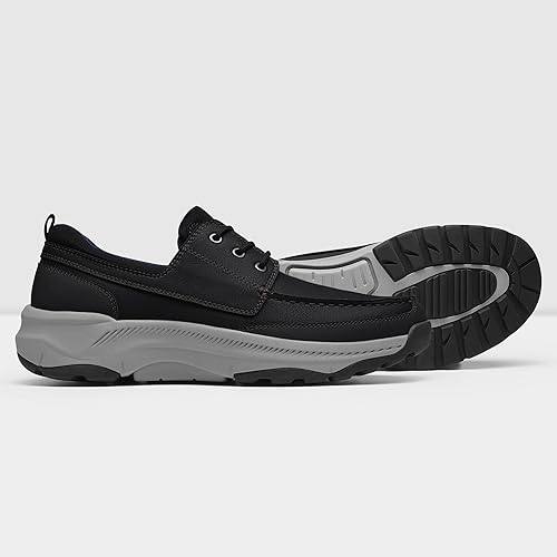 Miniatura 3 de OTHUME Zapatos náuticos clásicos para hombre, zapatos casuales cómodos, mocasines de cubierta