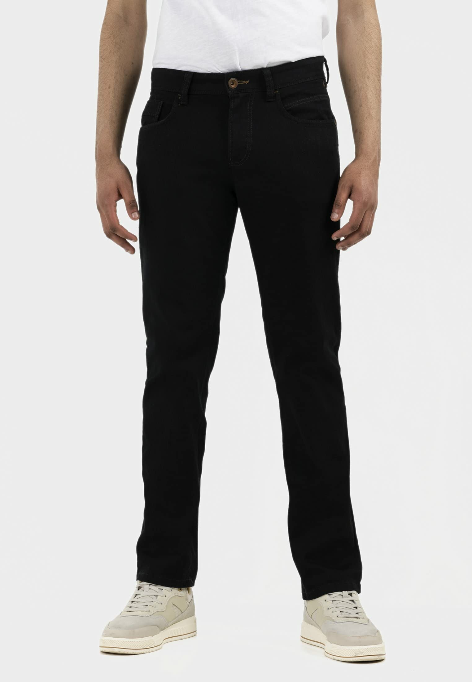camel active Herren Regular Fit Regular Fit 5-Pocket Jeans | Regular Fit 5-Pocket Denim aus Baumwolle mit leichtem Stretch