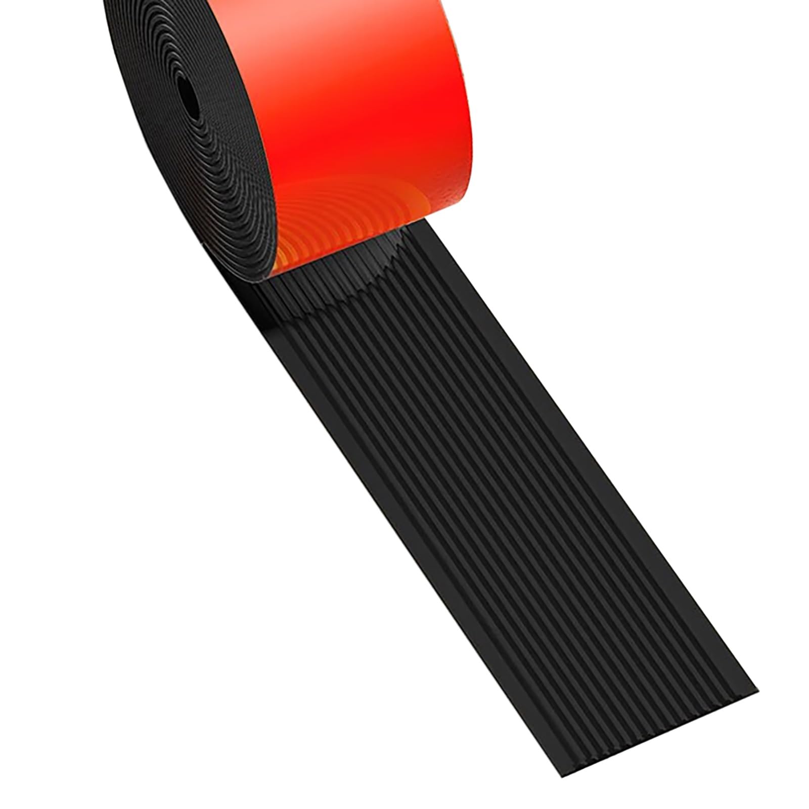 Antislip Anti-Slip Rubber Stair Edge Protector - Self-Adhesive Traction Treads for Indoor and Outdoor Stair Steps