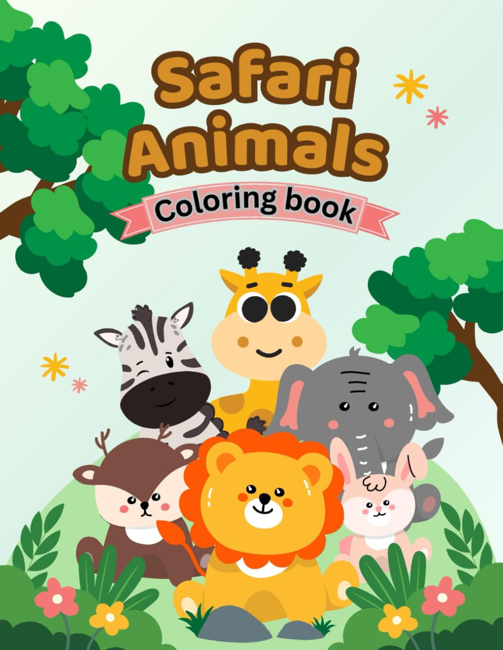 Animal Kingdom: A fun colouring book for kids aged 3 to 6