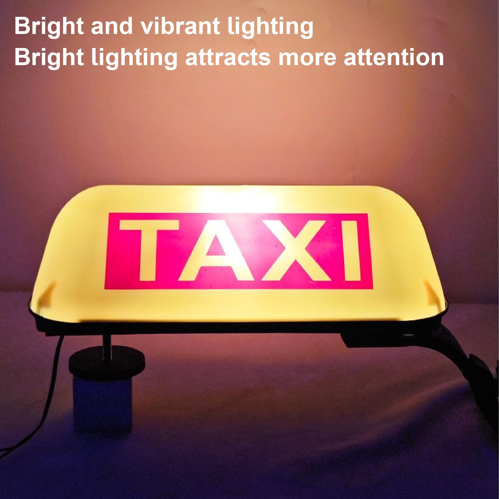 Lampa Taxi Jasna Lampa LED Z Wyświetlaczem Znaku