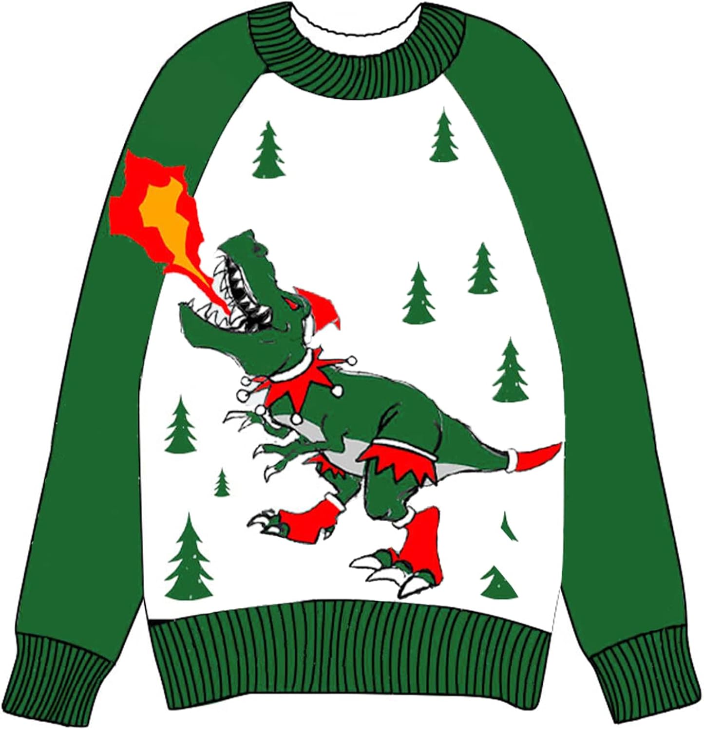 QUALFORT Women's Ugly Christmas Sweater