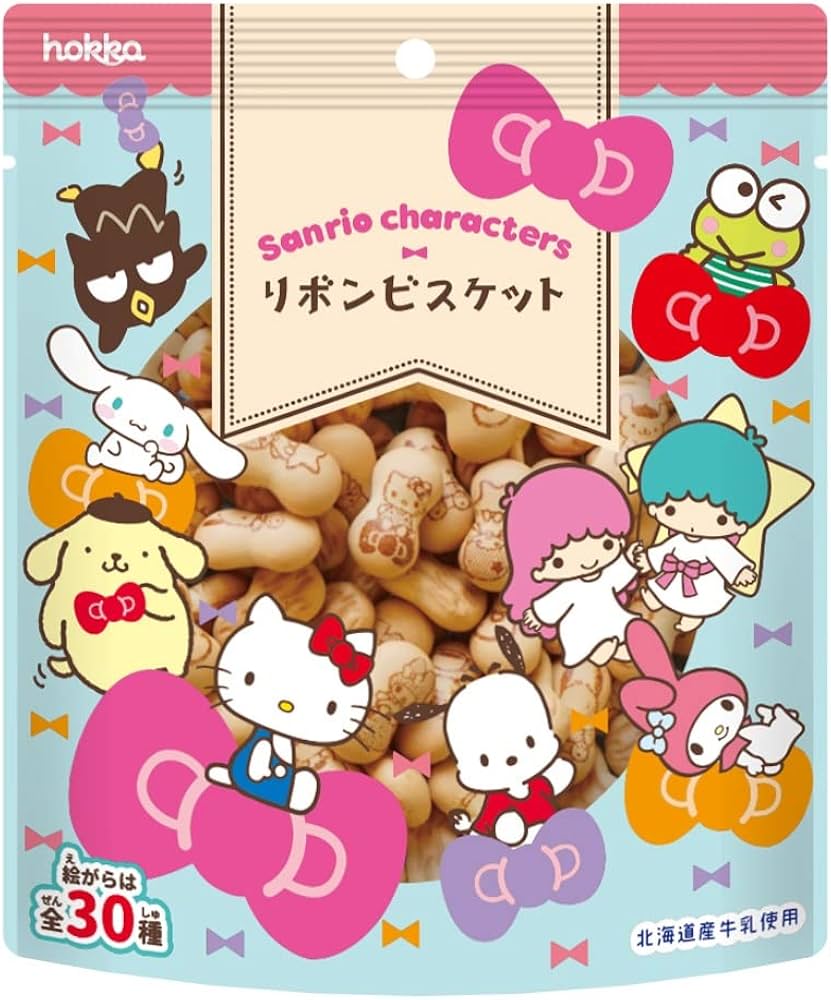 Amazon.co.jp: 北陸製菓 hokka サンリオキャラクターズ リボン