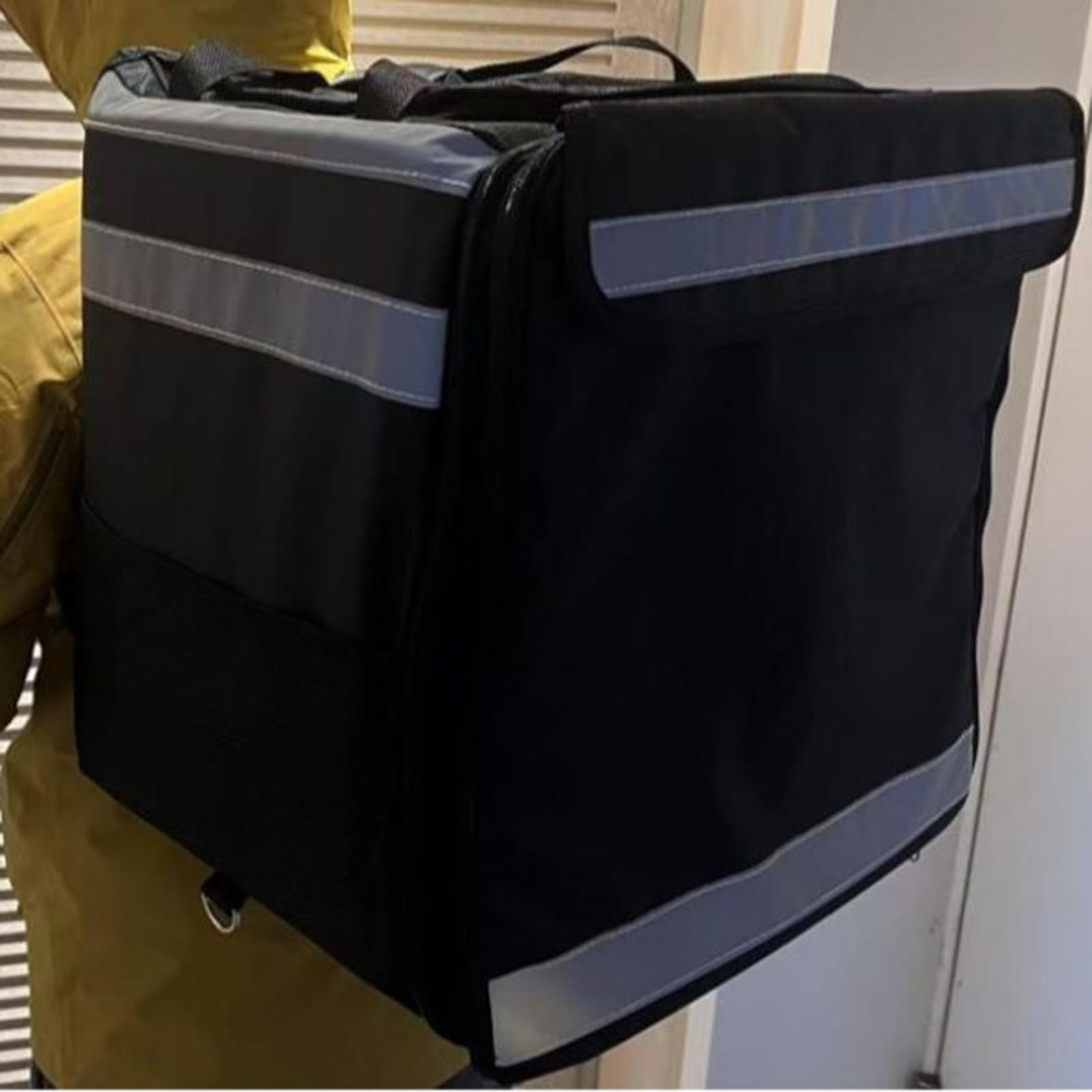 Sac de Livraison de Pizza | Sac à Dos Isotherme Extensible pour Livraison à emporter, Rangement Isolant Thermique, Transport de Nourriture Robuste pour randonnée, Camping, Restaurants