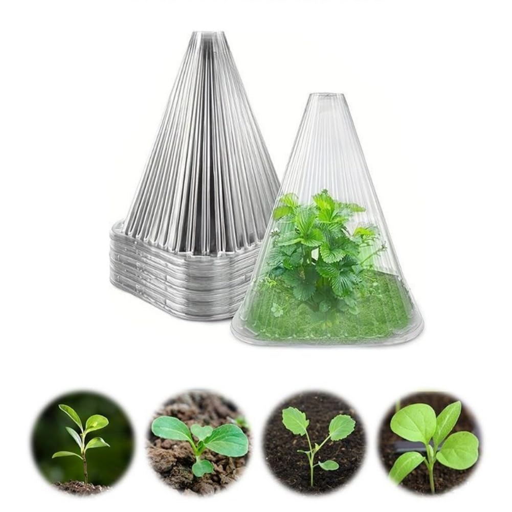 20 Cloches De Jardin KAHEIGN - Protection Plantes Contre Gel, Insectes Et Oiseaux, 22x19cm