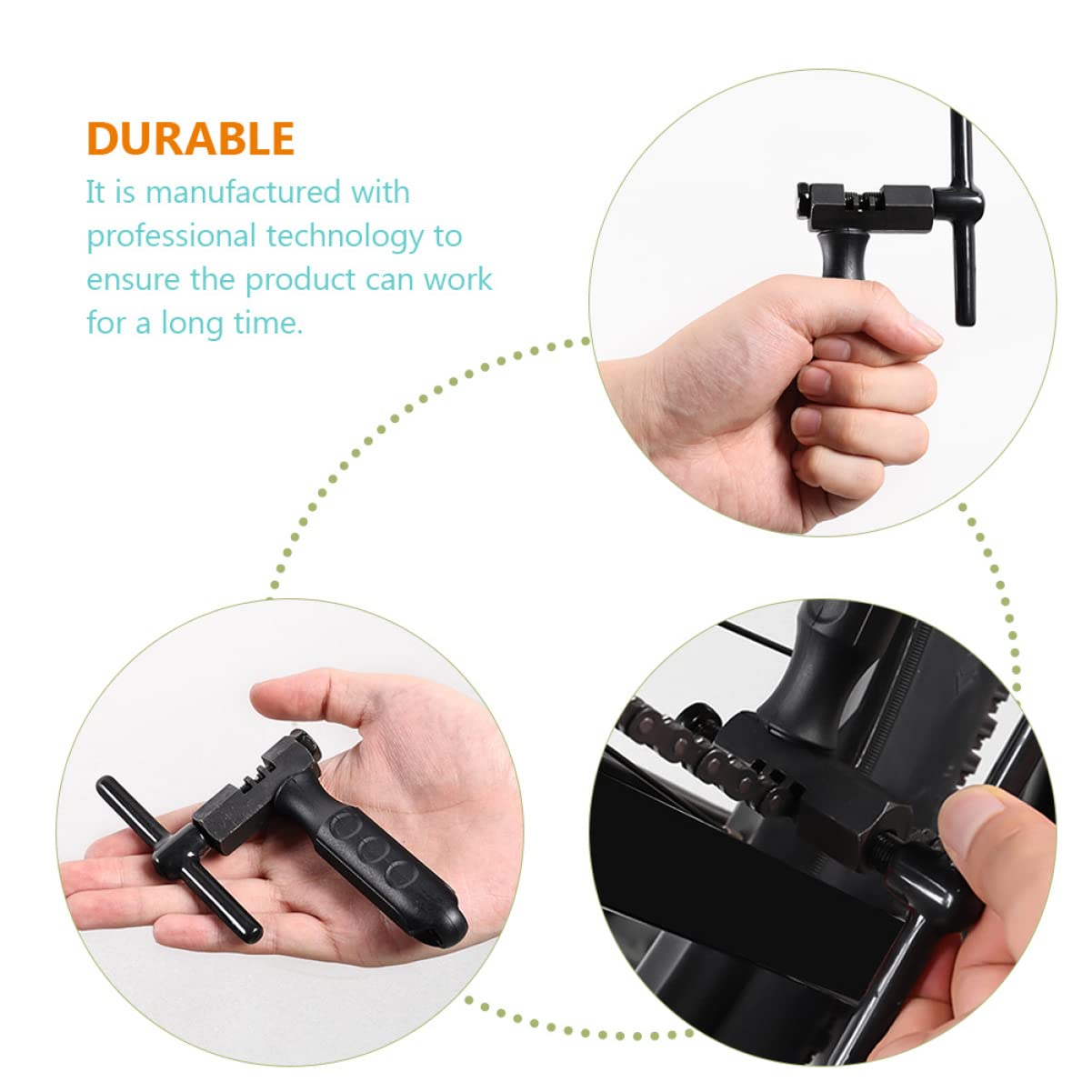 Kit Di Utensili Per Catena Di Bicicletta | Rompi-maglie Della Catena Misuratore Di Usura Della Catena Dqz 03