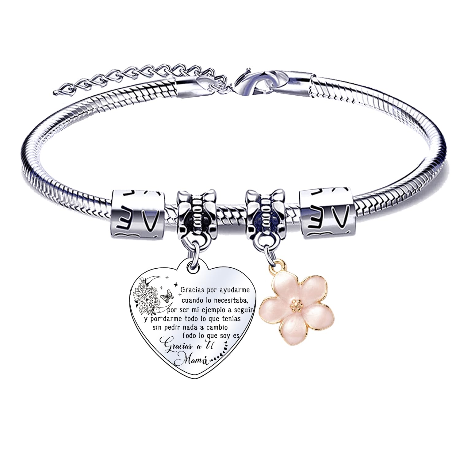 Pulsera para Mamá Pulsera Mamá personalizada día de la Madre Regalo original，pulsera mamá e hija Regalo de cumpleaños para mamá，Regalo para mi mamá de Navidad — view 12