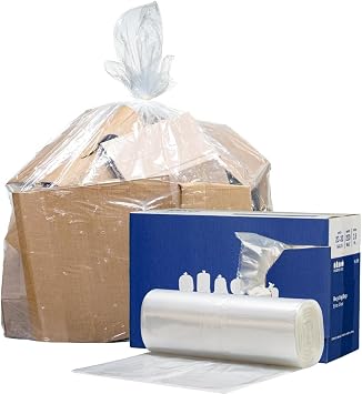 Plasticplace 20-30 Gallon 0.9 Mil Extra Clear Recycling Bags 30 x 36 (200 Count), 30'' x 36''