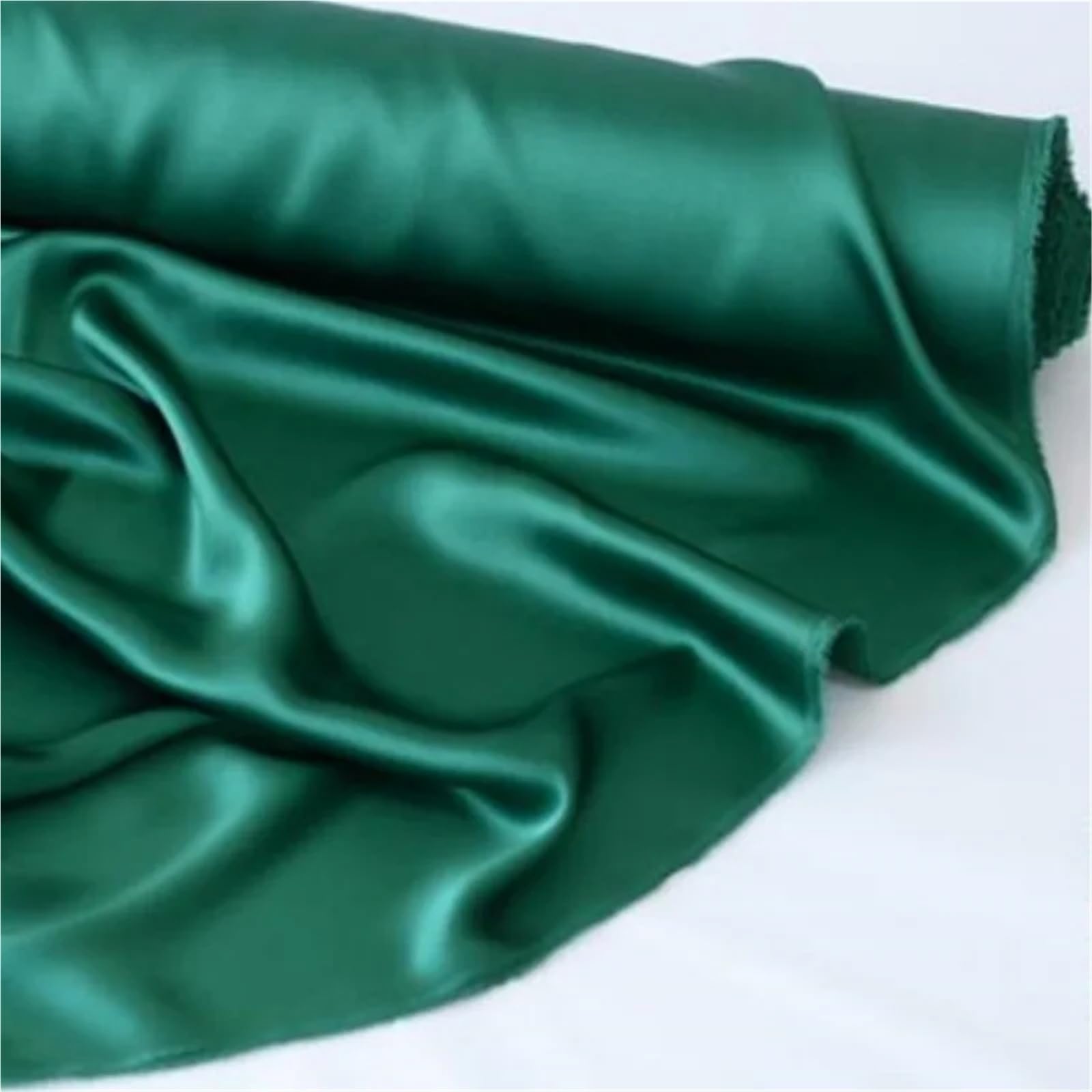 Polyester-Chiffon, Seidenstoff, Breite 280 cm, 22 Momme, 1–1,5 Meter(9-Apple Green,1M)