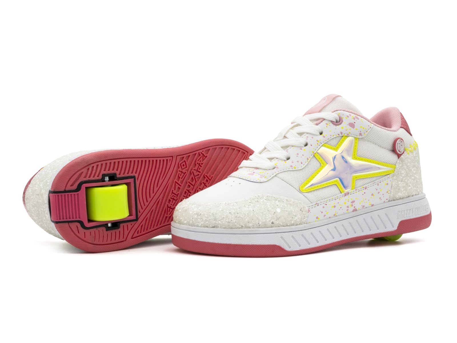 Breezy Rollers Chaussures à roulettes pour Enfants I Rollers-Sneakers I De Chaussures de Rue pour Filles et Garçons à Rollers en Quelques Secondes I Baskets à roulettes