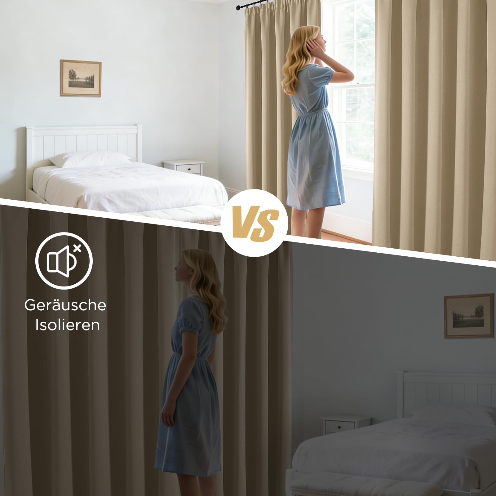 CUCRAF Vorhänge Blickdicht mit Kräuselband 2 Stück H245 x B140 cm Thermovorhang Schallschutz Verdunklungsvorhänge Kälteschutz für Wohnzimmer Kinderzimmer Schlafzimmer Vorhang