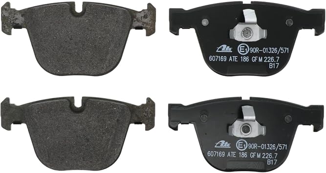 ATE Original Semi-Metallic Rear Disc Brake Pad Set 607169 for BMW