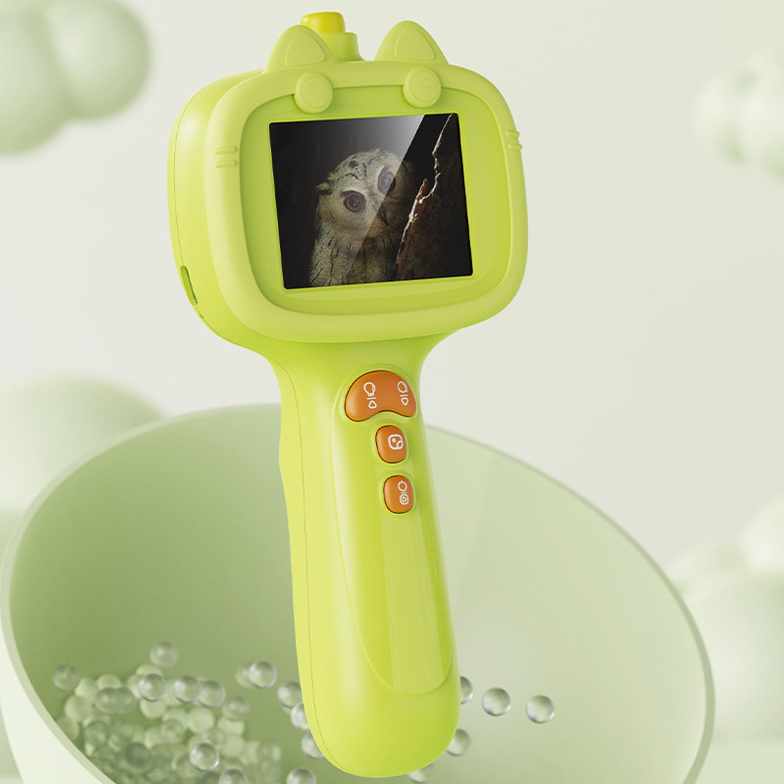 Annadue Periscopio per Bambini, Schermo da 2,4 Pollici Fotocamera Snake da 2 MP HD con Tubo Flessibile Leggero, Giocattolo Educativo Scientifico per Esplorazione all'aperto di Ragazze dei Ragazzi